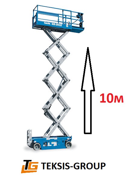 Ножничний підйомник 10 м GENIE GS-2632 (електро) EvDn