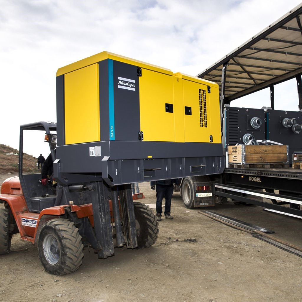 Дизельний генератор 48 кВт (ATLAS COPCO QAS60) AO1p