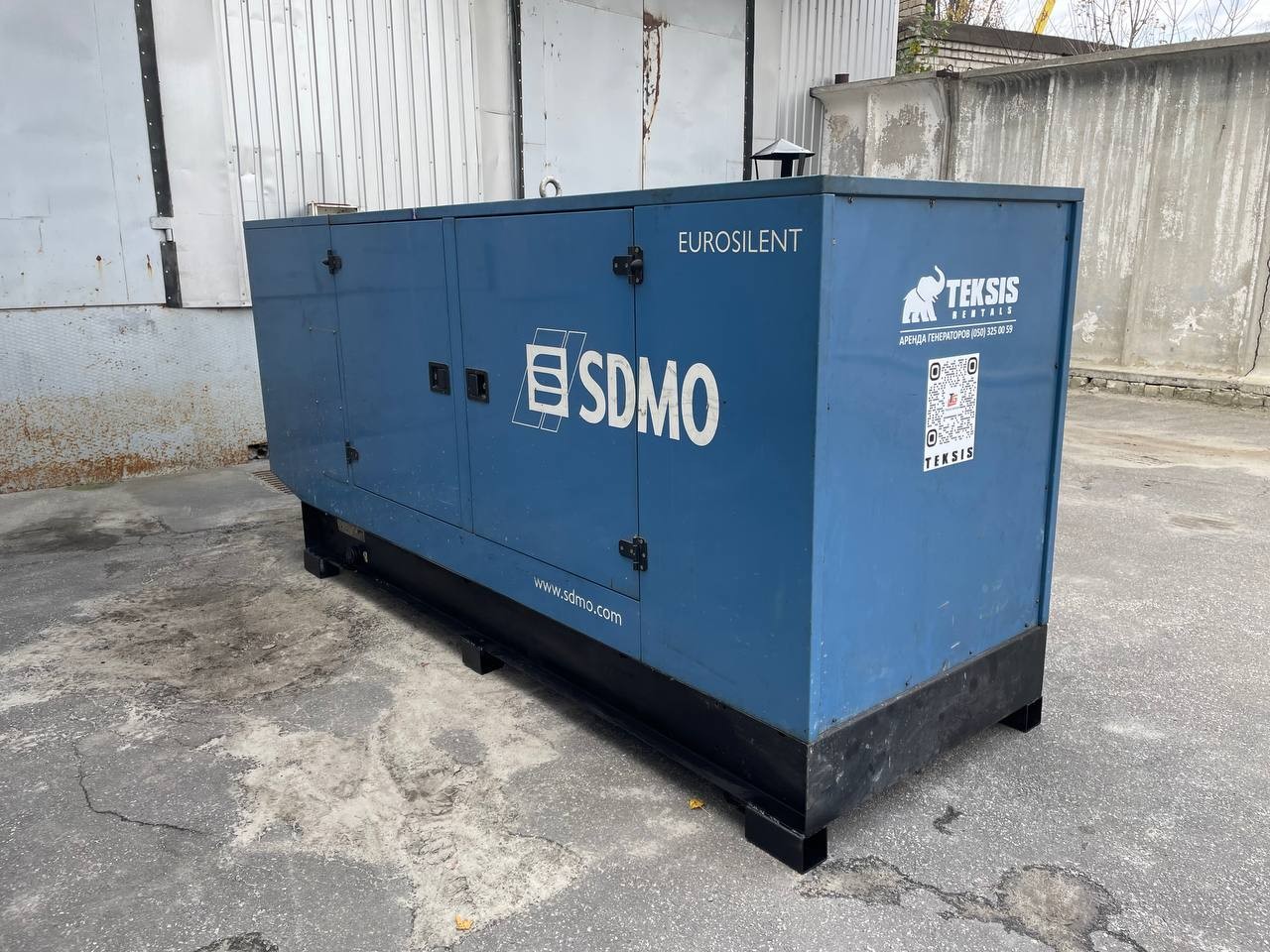 Дизельний генератор 120 кВт (SDMO JS150K) BneB