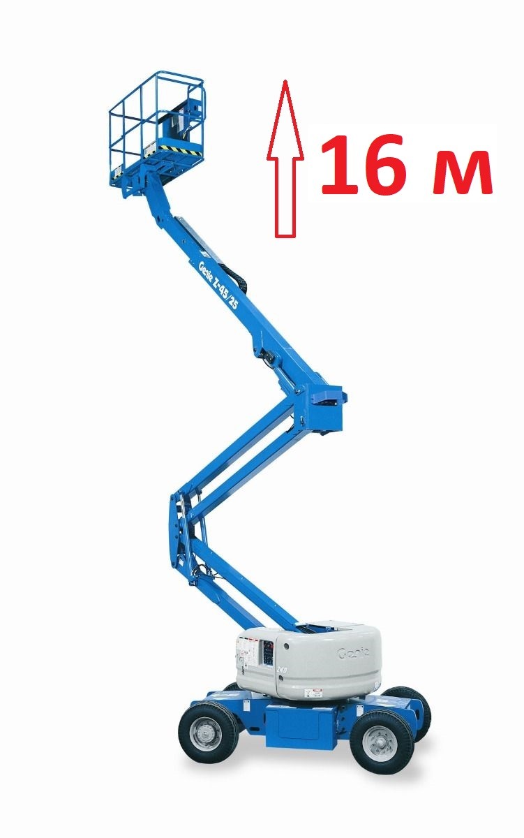 Колінчастий підйомник 16 м GENIE Z45-25 (електро+дизель) MPyP
