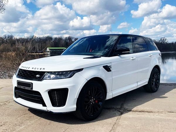 081 RANGE ROVER SPORT SVR белый джип на свадьбу 8WeB