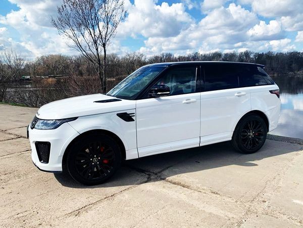 081 RANGE ROVER SPORT SVR белый джип на свадьбу 8WeB
