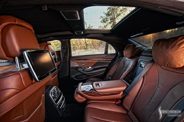 086 Vip-авто Mercedes-Benz W222 S500L черный на свадьбу jx6k