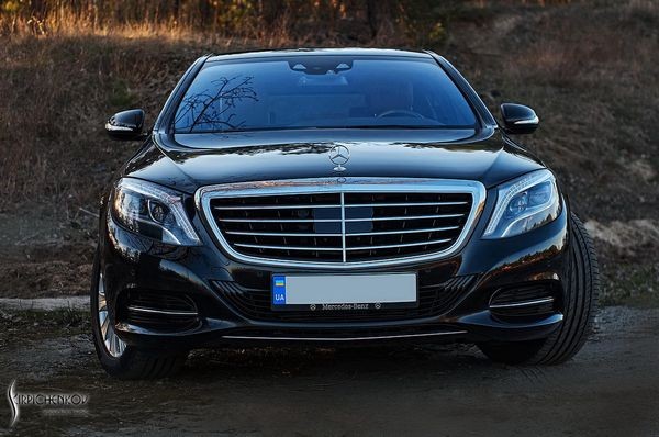 086 Vip-авто Mercedes-Benz W222 S500L черный на свадьбу jx6k