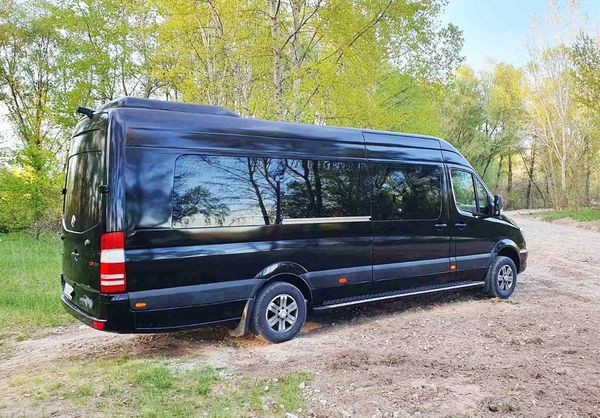 315 Микроавтобус Mercedes-Benz Sprinter черный на свадьбу lnZJ