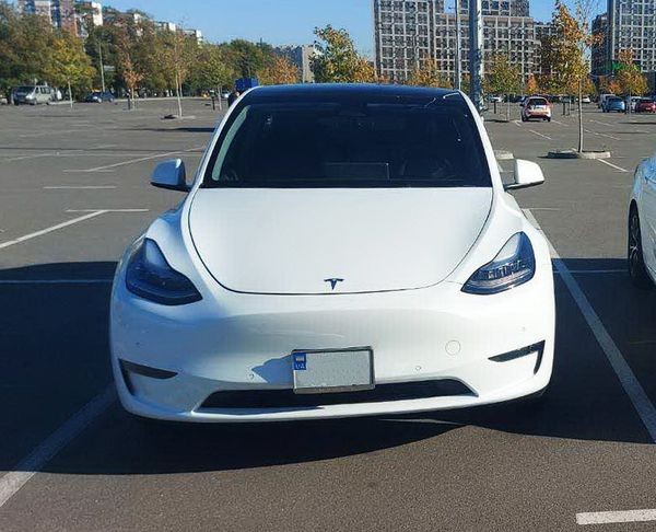 383 Tesla Model Y внедорожник белый на свадьбу jEm7