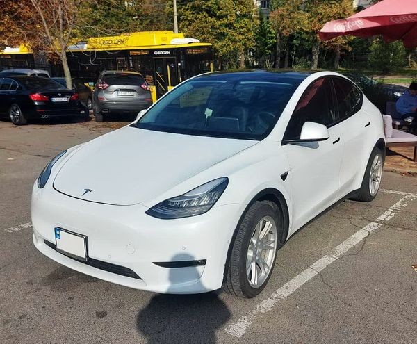 383 Tesla Model Y внедорожник белый на свадьбу jEm7