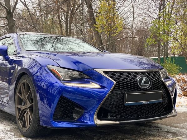 006 Спорткар Lexus RC-F Sport 5.0 V8 синий на съемки 4xW5