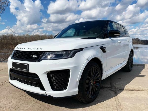 011 Range Rover SVR белый без водителя 0mPN