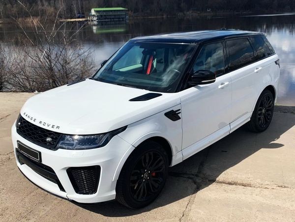 011 Range Rover SVR белый без водителя 0mPN