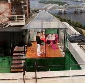 Ужин на крыще, романтическое свидание на крыше D6LV