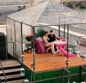 Романтические свидание ужин на крыше завтрак на крыше paVd