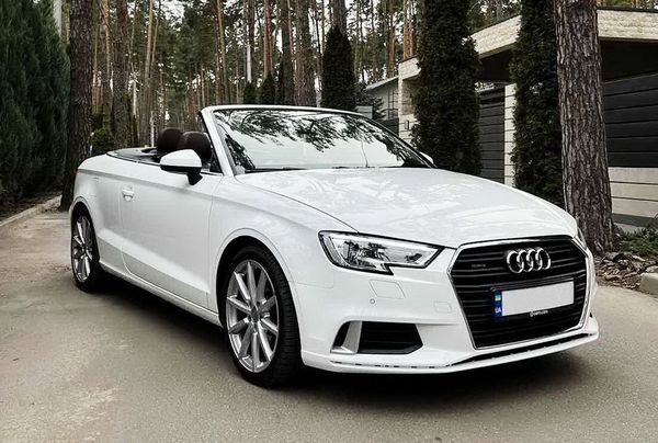 362 Audi A3 Cabrio белый кабриолет на свадьбу lMRw