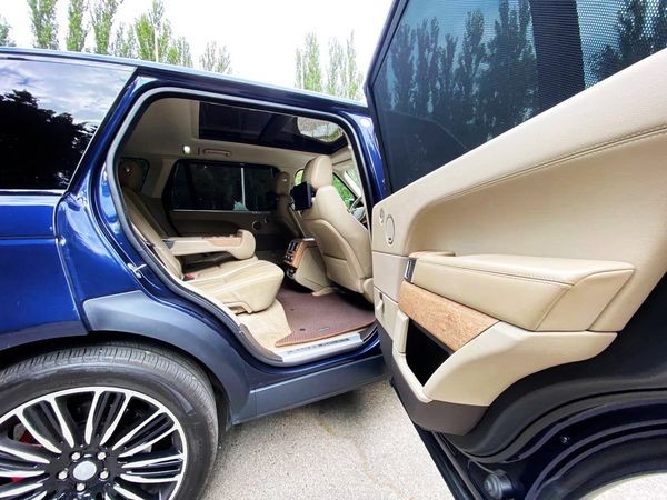 221 Внедорожник Range Rover Long синий авто на свадьбу pazq