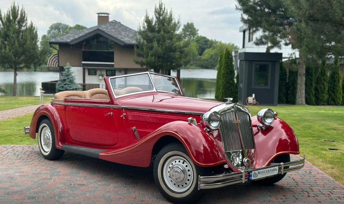 Ретро автомобиль Horch 853 для съемок в кино и фотосессий 6LkP