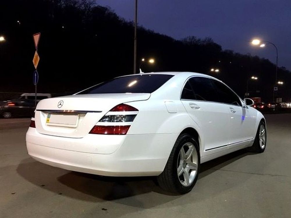 365 Mercedes Benz W221 белый на свадьбу с водителем 0md6