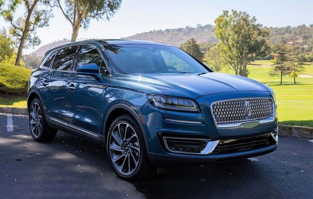 225 Lincoln Nautilus голубой джип с водителем на свадьбу трансфер Mrez
