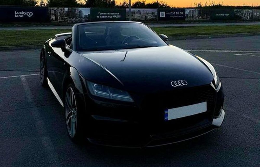 362 Audi TT S-line Quttro черный для свадьбы фотосессии BDEJ