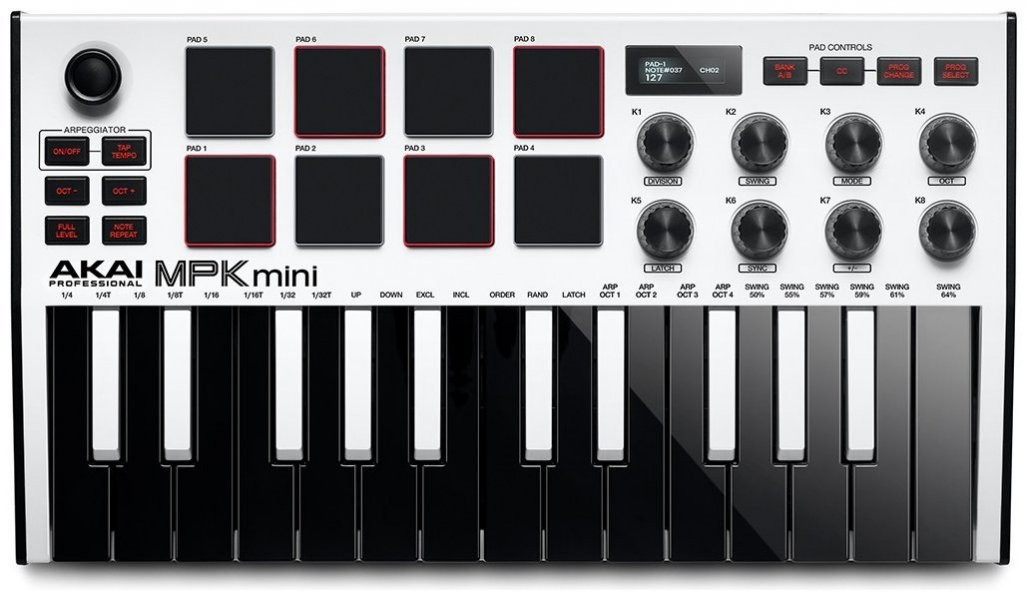 Міді-контролер Akai MPK mini white X0JJ