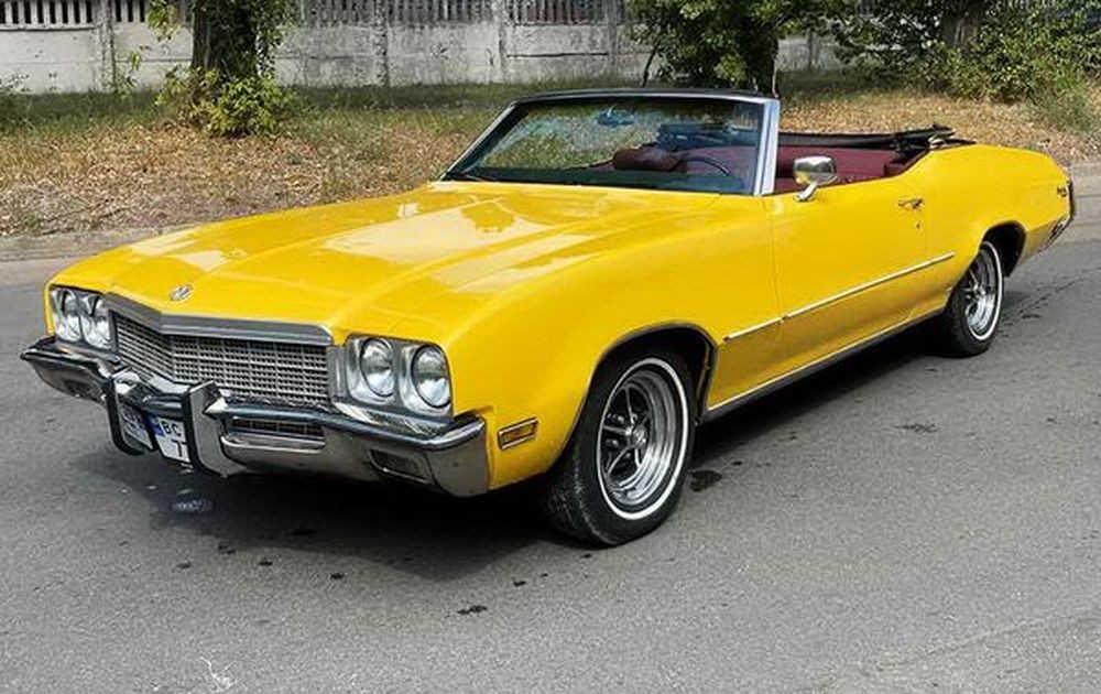 139 Ретро автомобиль Buick Skylark желтый кабриолет gaXY
