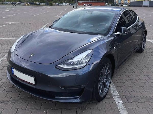 145 Электрокар Tesla Model 3 серая с водителем на свадьбу 91bn