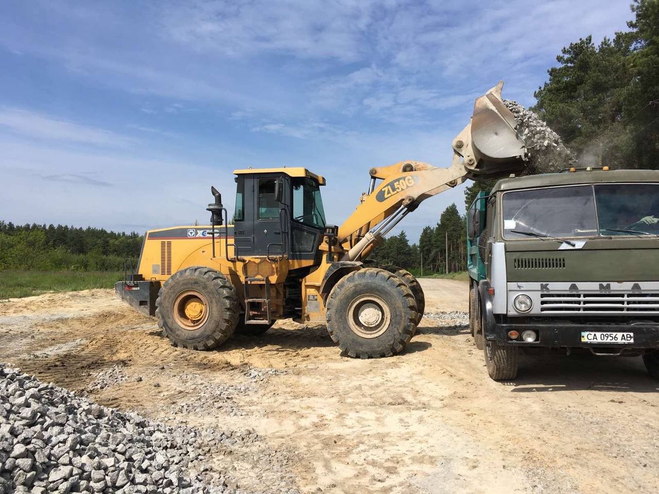 Фронтальний навантажувач XCMG ZL50G (3 куба, 5 тонн) JRYy