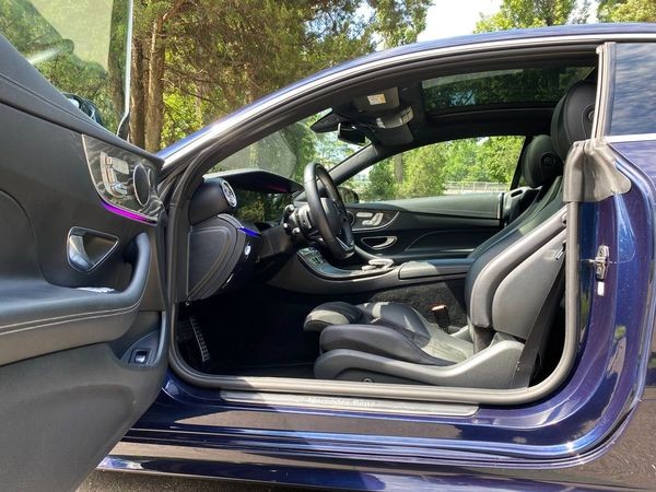 238 Авто с водителем Mercedes Е Coupe W238 cиний на свадьбу BDNJ
