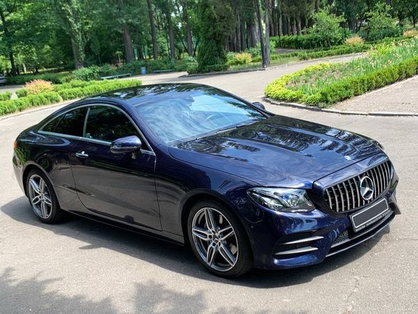 238 Авто с водителем Mercedes Е Coupe W238 cиний на свадьбу BDNJ