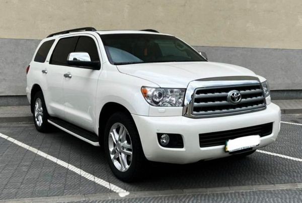 346 Бронированный джип с водителем Toyota Sequoia белая zLJ4