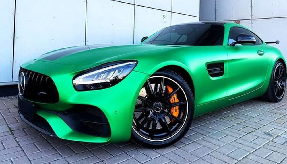 079 Спорткар Mercedes-Benz AMG GT Coupe без водителя nm6q