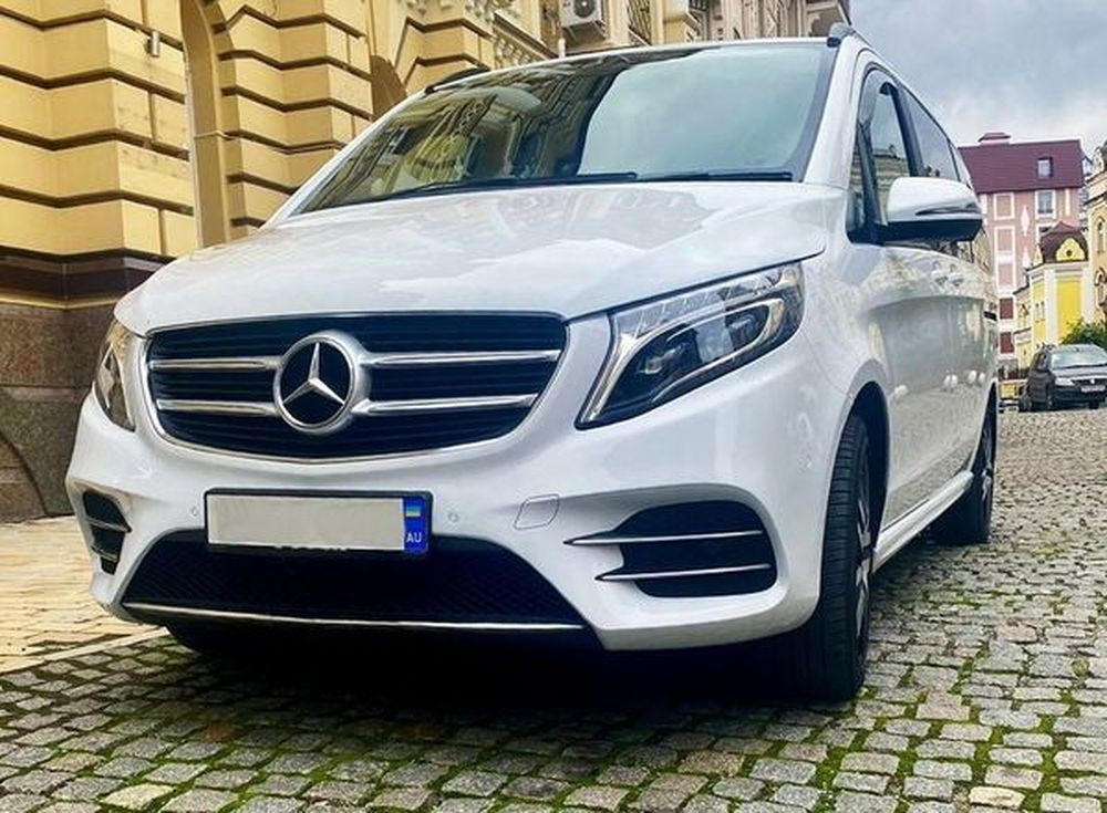 411 Микроавтобус на свадьбу Mercedes-Benz V-class белый YJyq