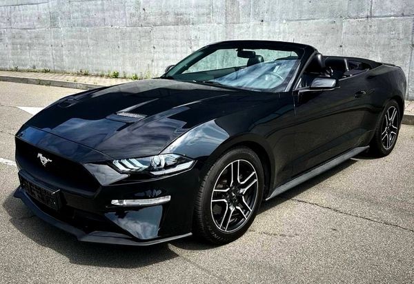 413 Кабриолет Ford Mustang GT черный с водителем bvbo