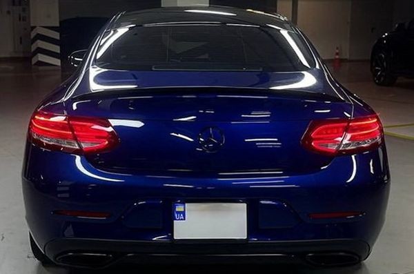 433 Авто без водителя Mercedes-Benz С300 синий nmw1