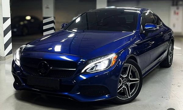 433 Авто без водителя Mercedes-Benz С300 синий nmw1