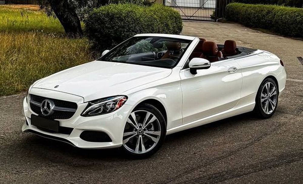 081 Mercedes-Benz C300 Cabrio белый без водителя Pm6q