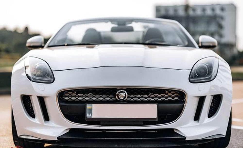 441 Jaguar F-Type кабриолет белый с водителем QLoB