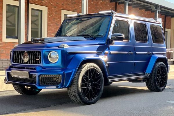 021 Mercedes-Benz G800 Brabus «Кубик» синий — с водителем и без 6Lvm