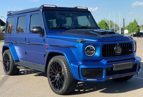 021 Mercedes-Benz G800 Brabus «Кубик» синий с водителем и без wv7M